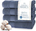 MAURA Basics Performance Bath Towels 100% Turkish Cotton by MAURA
