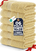 Utopia Towels 6 Piece Premium Hand Towels Set, 16 by 28 inches, 100% Ring Spun by UTOPIATOWELS