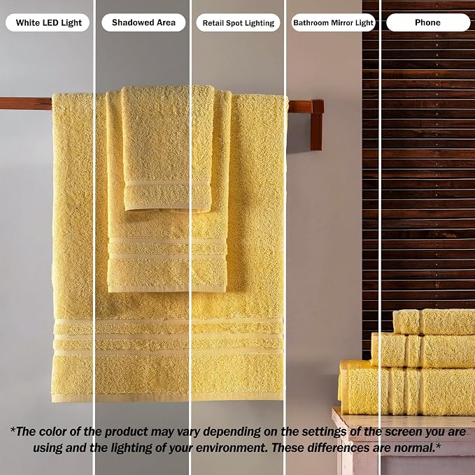 Washcloth Linen Set Premium Original Turkish Cotton, Hotel Quality - Image 3