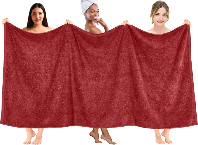 DAN RIVER Pack of 1 Bath Sheet 40x80 Inches, Luxury Large Towels Oversized - Image 2
