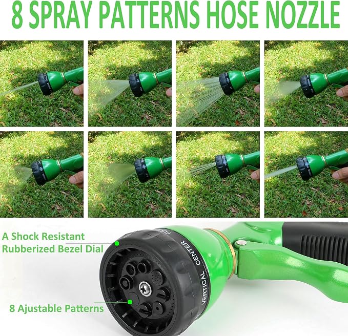 STYDDI Pro Ultra Heavy Duty Multi-Patterns Garden Hose Nozzle, All Metal Hose - Image 4