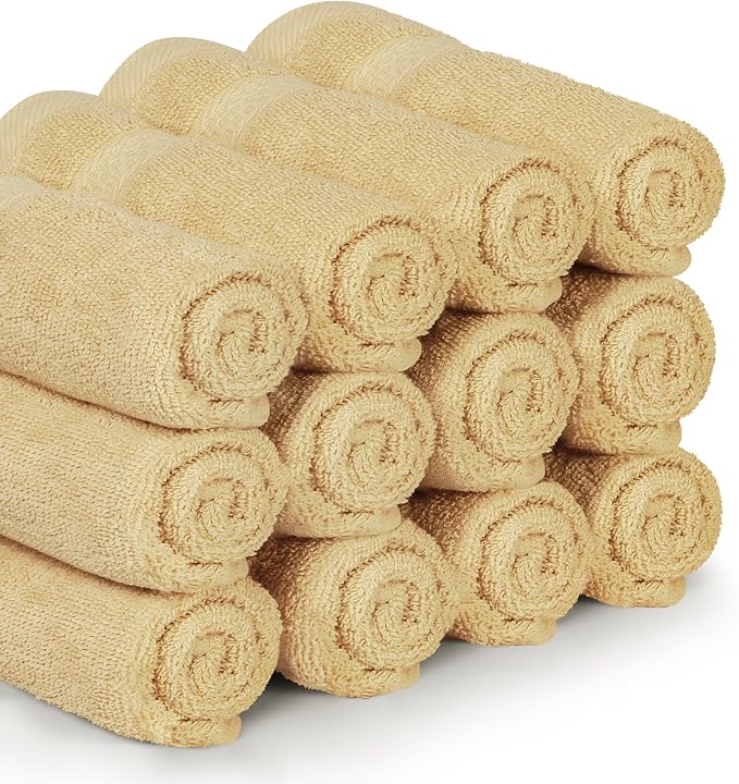 Utopia Towels 12 Pack Premium Wash Cloths Set, 12 by 12 Inches, 100% Cotton - Image 6