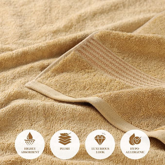 Superior Egyptian Cotton 8-Piece Hand Towel Set, Towel Basics - Image 8