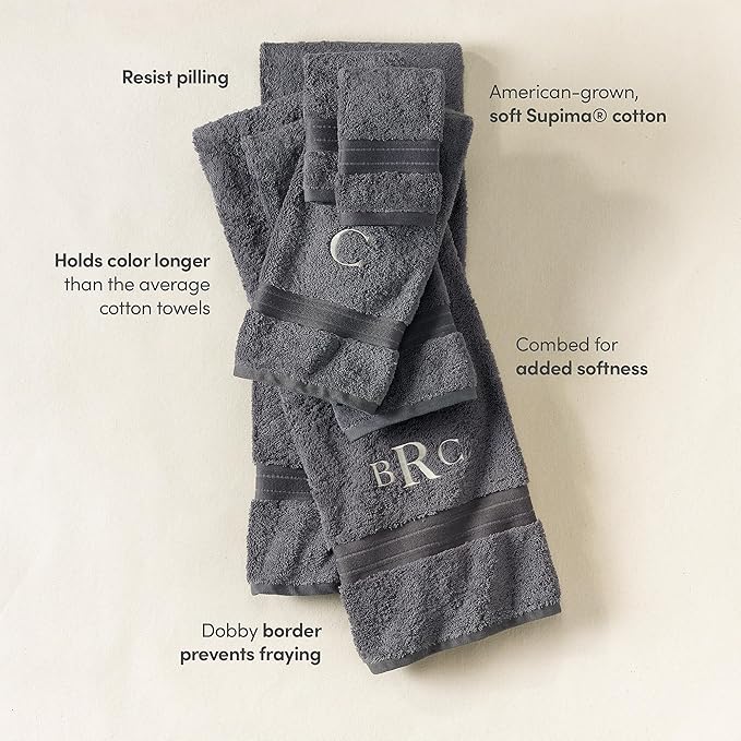 Lands' End Supima Towel Rich Steel Bath- Bath Towel - Image 4