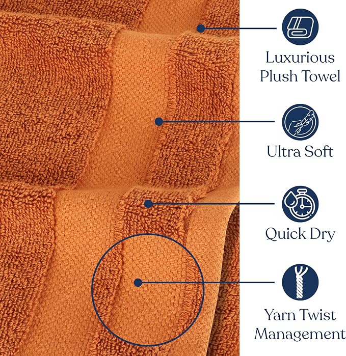 Delara Organic Cotton Luxuriously Plush Bath Sheet | GOTS & Oeko-TEX Certified - Image 4