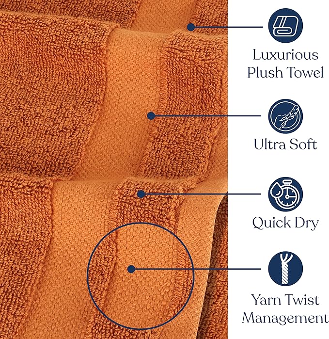 Delara Organic Cotton Luxuriously Plush Bath Towel | GOTS & OEKO-TEX Certified - Image 4
