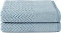 Texere 100% Organic Cotton Jacquard 650 GSM Premium Bath Towel Sets by TexereSilk