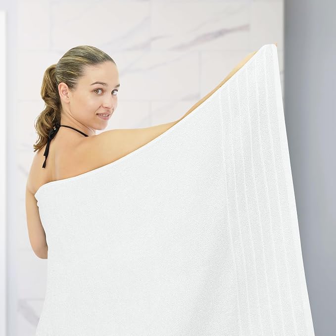 Tens Towels Pack of 1 Jumbo Bath Sheet 40 x 80 Inches, Extra Large & Light - Image 5