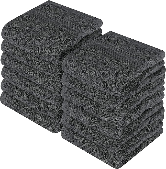 Utopia Towels - Luxury Wash Cloths Set 600 GSM 100% Cotton Ring Spun, Highly - Image 2