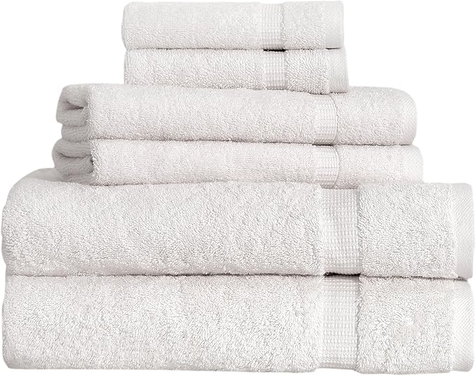 SALBAKOS 100% Turkish Cotton 6-Piece Towel Set | Heirloom Quality Hotel & Spa - Image 4