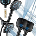 6-way High Pressure 82 Spray Mode Filtered Showerhead Combo by HotelSpa