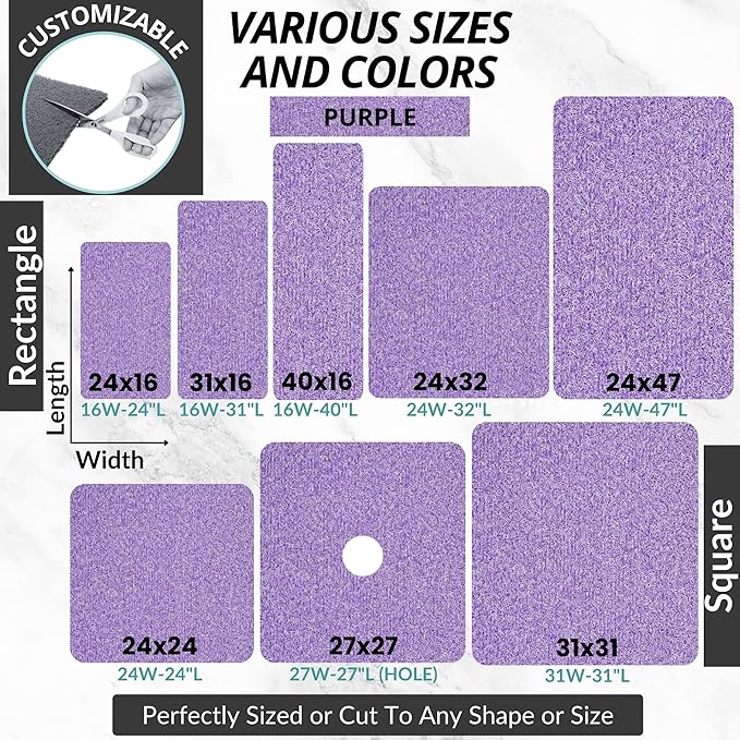 Enkosi Loofah Non-Slip Shower Mat - Image 6