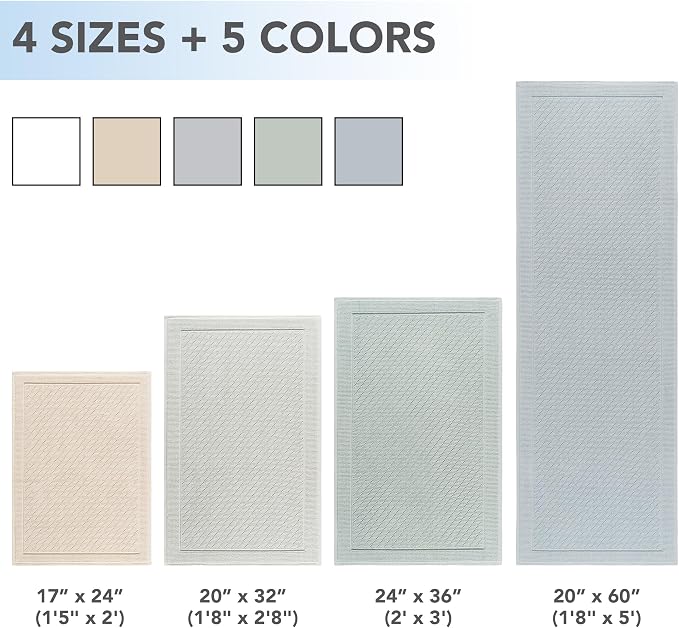 Arkwright 2 Piece 100% Cotton Bathroom Rug Set - Image 5