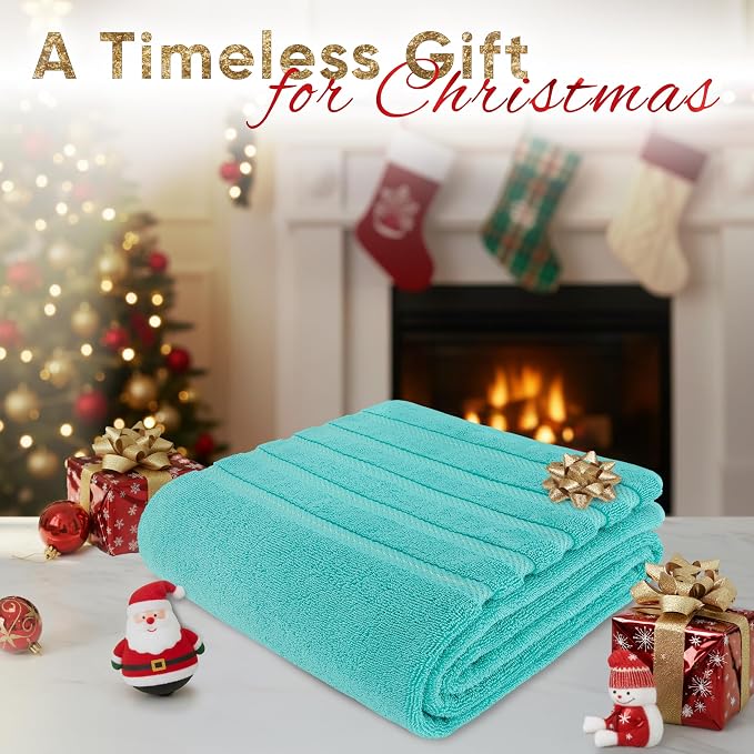 American Soft Linen 35x70 Jumbo Large Bath Towels, 600 GSM 100% Cotton Turkish - Image 2