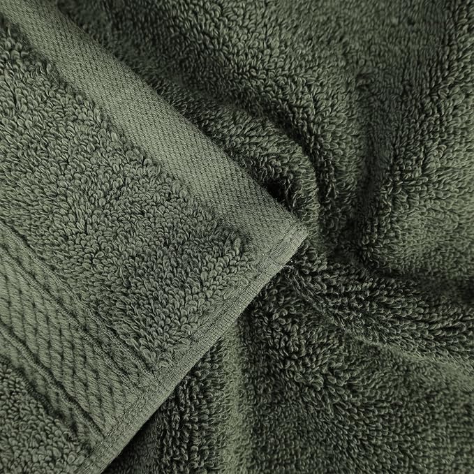 BNM Egyptian Cotton Heavyweight Towels, 800 GSM, Face/ Washcloths, Hand Towels - Image 5