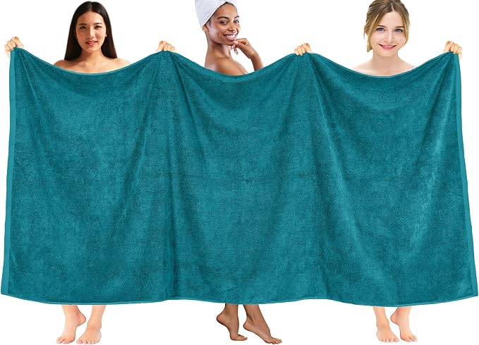 DAN RIVER Pack of 1 Bath Sheet 40x80 Inches, Premium Oversized Towels - Image 2