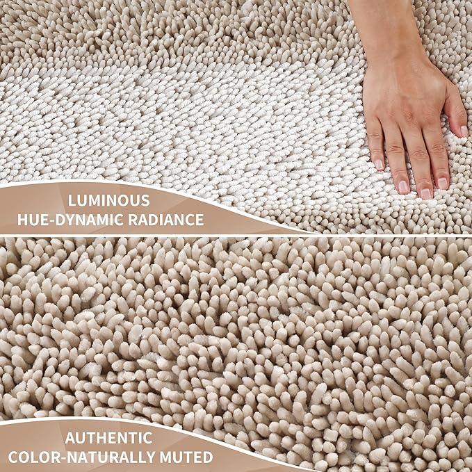 Yimobra Long Bathroom Rugs Runner 70x24 Inch, Extra Thick Soft Absorbent - Image 3