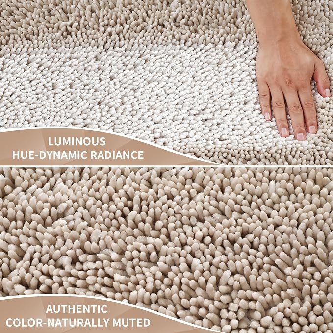 Yimobra Long Bathroom Rugs Runner 60x24 Inch, Extra Thick Soft Absorbent - Image 2