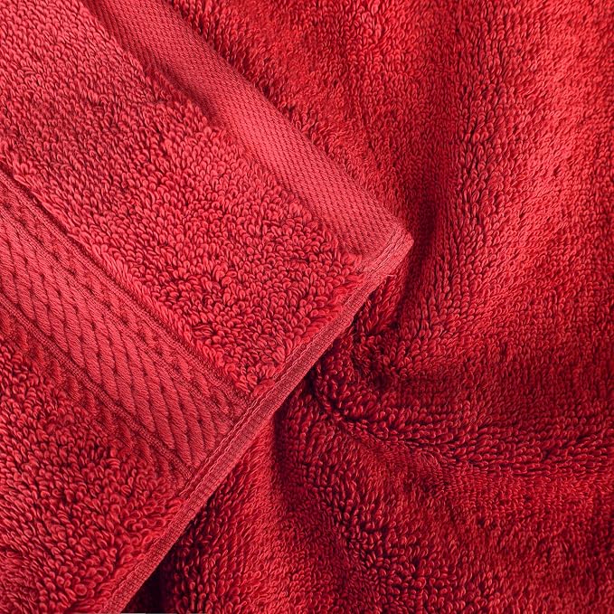 Superior Egyptian Cotton Pile Bath Towel Set of 4, Ultra Soft Luxury Towels - Image 5