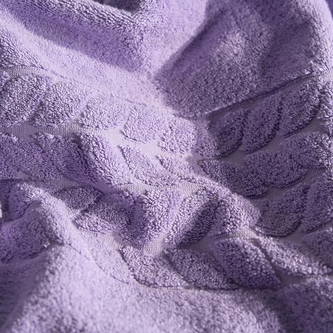 BAGNO MILANO Organic Turkish Cotton Bath Towels, Luxury Jacquard Collection - Image 5