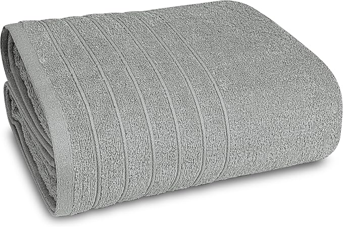 Tens Towels Pack of 1 Jumbo Bath Sheet 40 x 80 Inches, Extra Large & Light by TensTowels