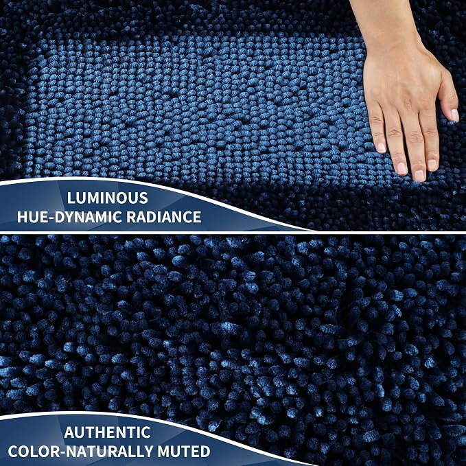 Yimobra Long Bathroom Rugs Runner 55x24 Inch, Extra Thick Soft Absorbent - Image 2
