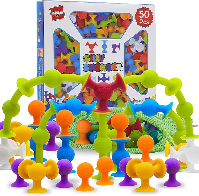Acme Co 50 PCS Baby Suction Toys by SILLYSUCKERS