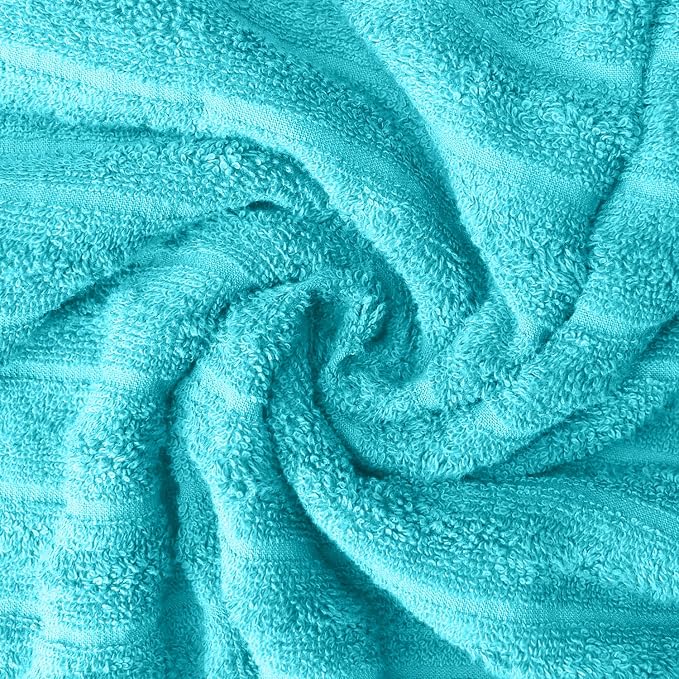 DAN RIVER Pack of 2 Bath Sheet 35x70 Inches, Ribbed Jumbo Bath Sheets - Image 7