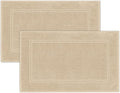 Tens Towels Pack of 2 Bath Mats 100% Cotton, 20 x 32 Inches, Super Absorbent by TensTowels