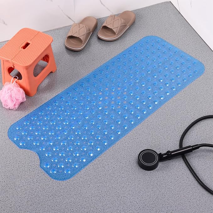 Anti-Slip Bathtub Shower mat, 39.3×15.7 inch（Approximately 100 × 40cm） Soft - Image 8