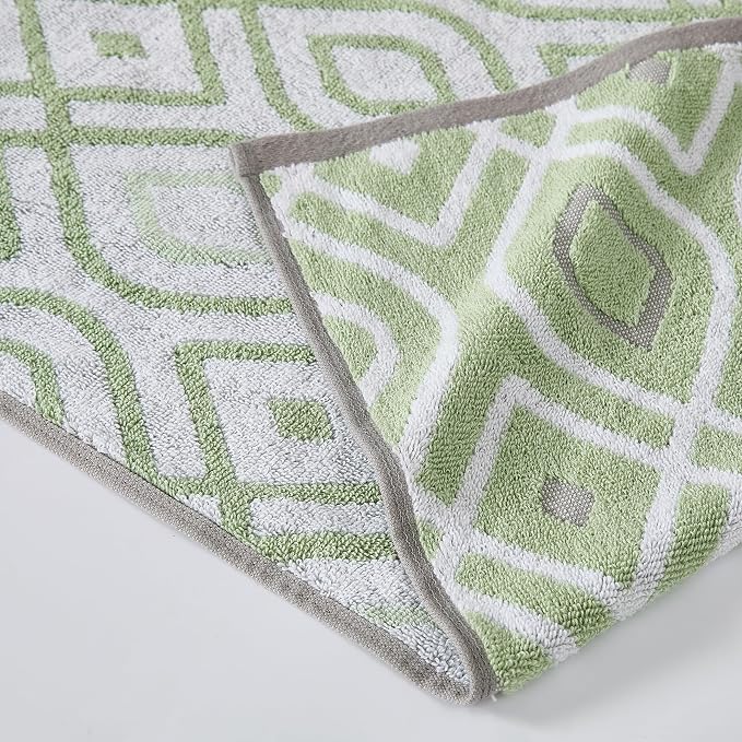 Modern Threads Oxford 6-Piece 100% Cotton Towel Set – Yarn Dyed Jacquard & - Image 2