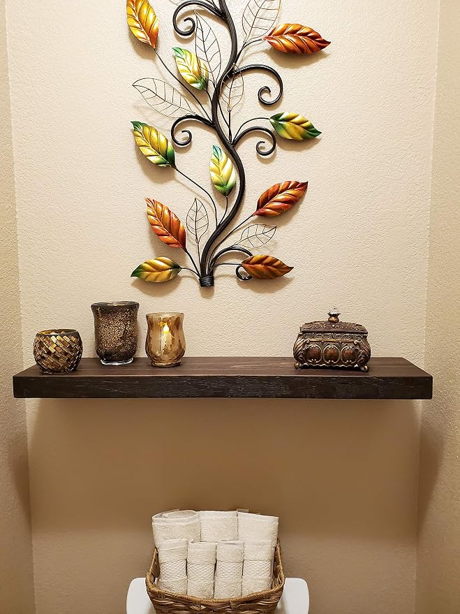 joelsantiques 36 Inch Wooden Floating Shelves - Image 8