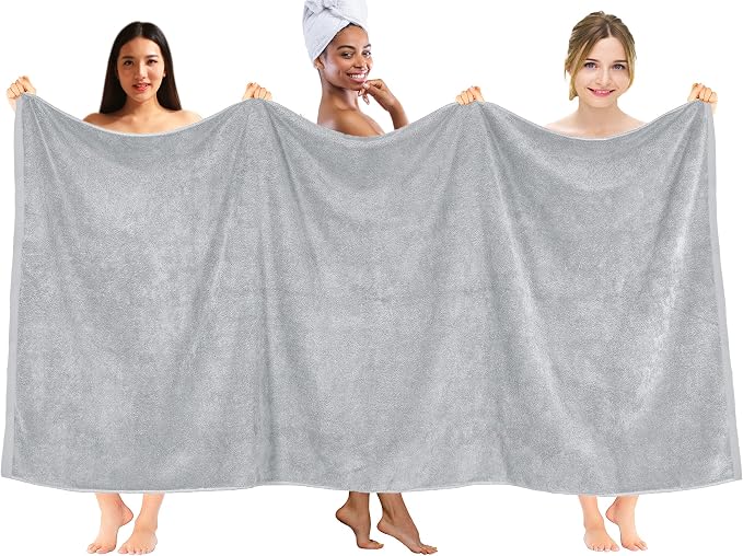 DAN RIVER Pack of 1 Bath Sheet 40x80 Inches, Extra Large Oversized Bath Towels - Image 2