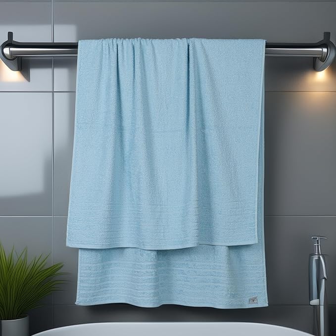 Tens Towels Pack of 1 Jumbo Bath Sheet 40 x 80 Inches, Extra Large & Light - Image 2