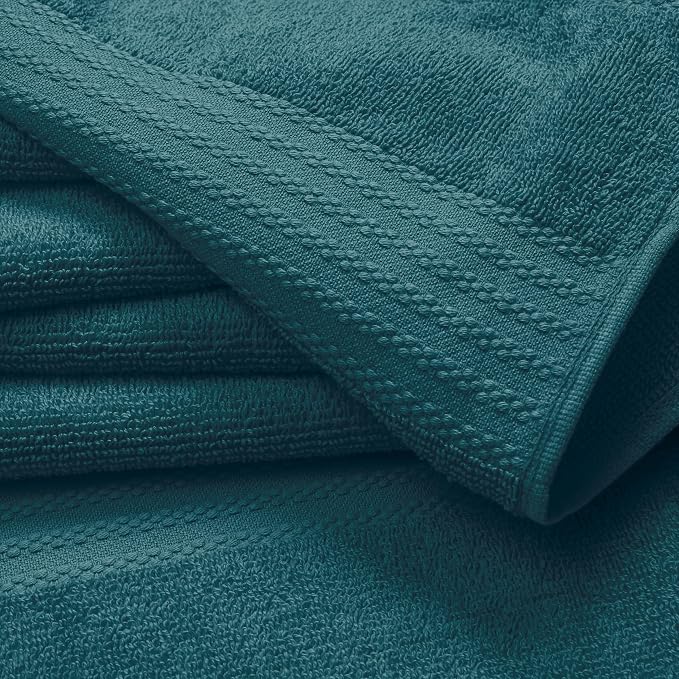 GLAMBURG Premium Cotton 4 Pack Bath Towel Set - Image 2