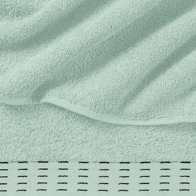 Cotton 2 Pack Oversized Bath Towel Set 28x55 inches, Large Bath Towels - Image 2
