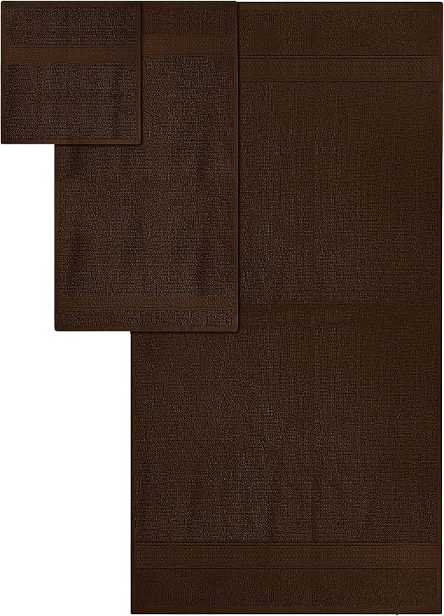 Utopia Towels - Premium Towel Set, Light Brown - 2 Bath Towels, 2 Hand Towels - Image 8