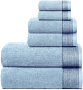 Belizzi Home 100% Cotton Ultra Soft 6 Pack Towel Set, Contains 2 Bath Towels by Unknown