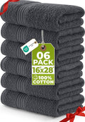 Utopia Towels 6 Piece Premium Hand Towels Set, 16 by 28 inches, 100% Ring Spun by UTOPIATOWELS