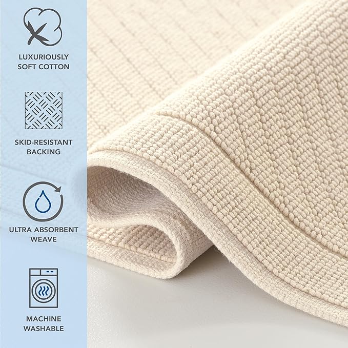 Arkwright 100% Cotton Bathroom Rug - Image 3