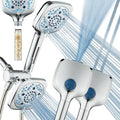 6-way High Pressure 82 Spray Mode Filtered Showerhead Combo by HotelSpa