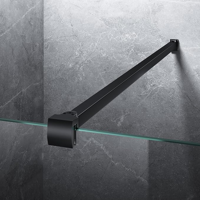 Frameless Shower Door Support Bar, Stainless Steel Wall-to-Glass Support Arm to by Unknown