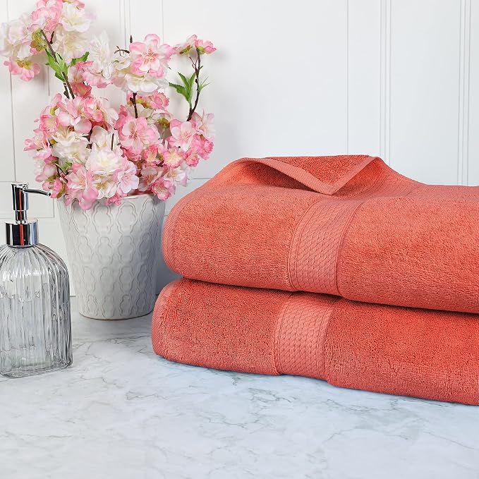 BLUENILEMILLS BNM 800 GSM Premium Quality Egyptian Cotton Bath Sheet Set - Image 2