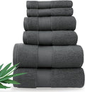Ultra Soft & Plush Viscose from Bamboo Bath Towels by AlusaHome