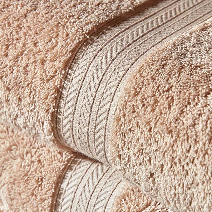 Christy Renaissance 6 Piece Beige Towel Set | 100% Egyptian Cotton | Luxury - Image 3