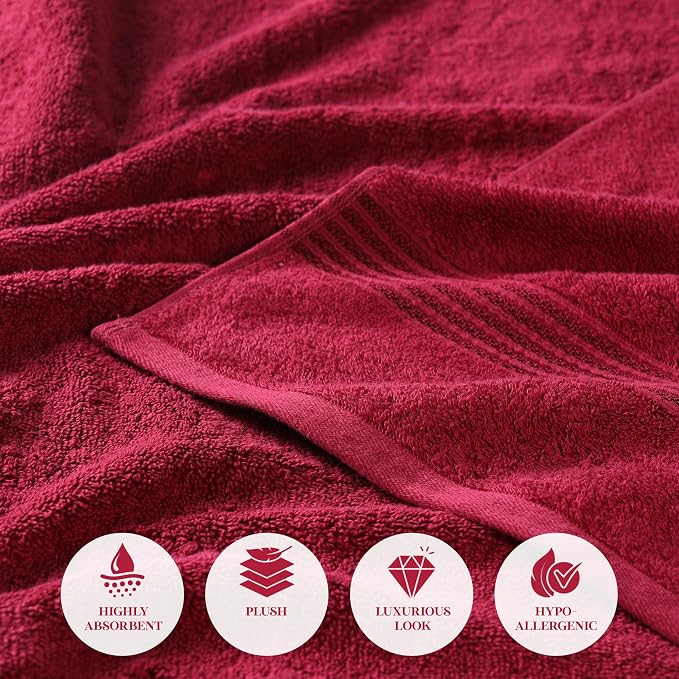 Superior Egyptian Cotton 10-Piece Face Towel Set, Small Towels - Image 8
