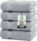 TOWELTIQUE- Organic Cotton Luxury Bath Towels Pack of 4 GOTS & Oeko- TEX by Toweltique