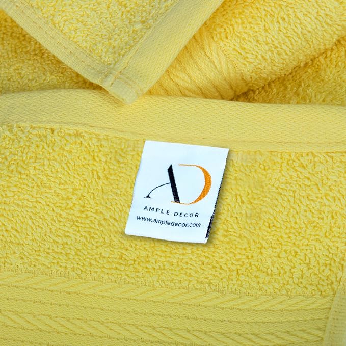 Ample Decor Hand Towel 18 X 28 Inch Pack of 12 600 GSM 100% Cotton, Oeko Tex - Image 6