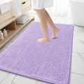 OLANLY Bathroom Rugs 59x35, Extra Soft Absorbent Chenille Bath Rugs, Rubber by OLANLY
