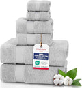 TEXTILOM 6 Pcs Bath Towel Set – Hotel and Spa Quality & Soft & Absorbent & by Textilom